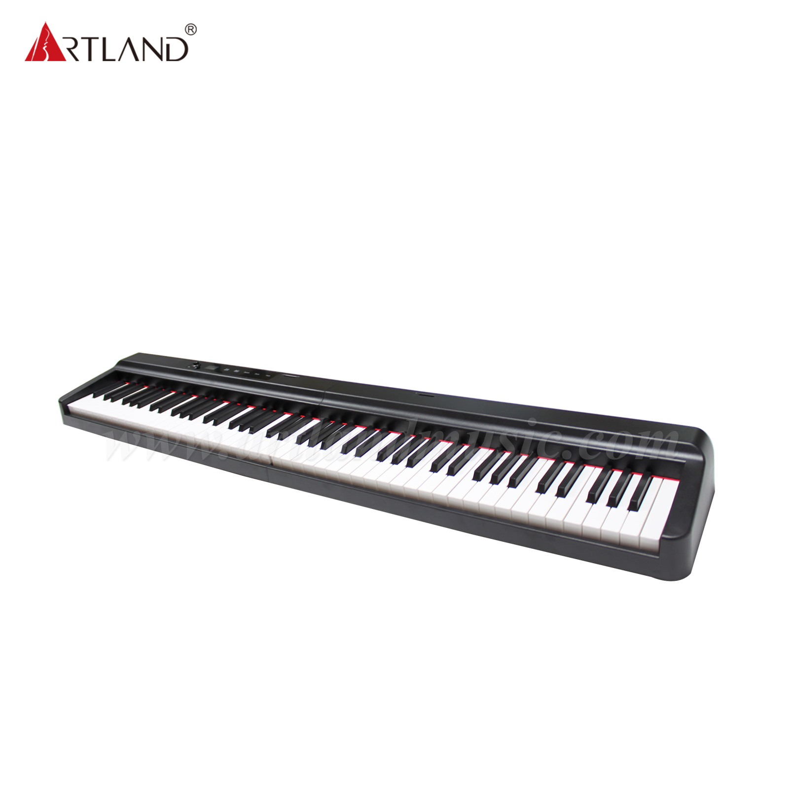 Piano digital plegable Teclado de 88 teclas, piano eléctrico portátil Bluetooth (ABX15S-88)