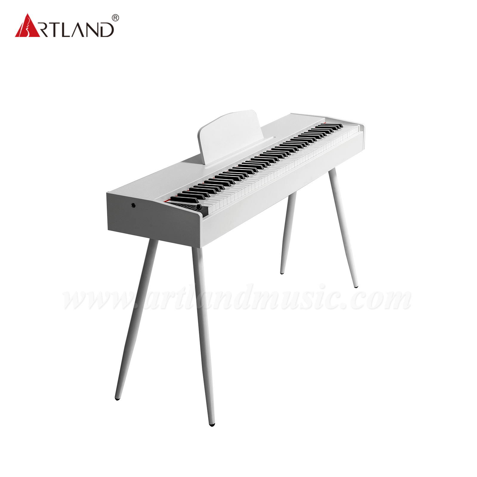 Piano digital con teclado de acción de martillo de 3 pedales 88 (DGP132S)