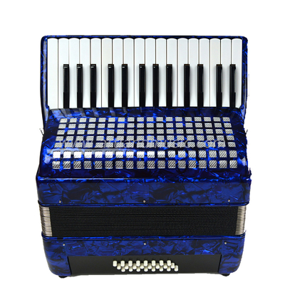 30 teclas, 24 bajos, acordeón de piano, azul (AT3024-A)