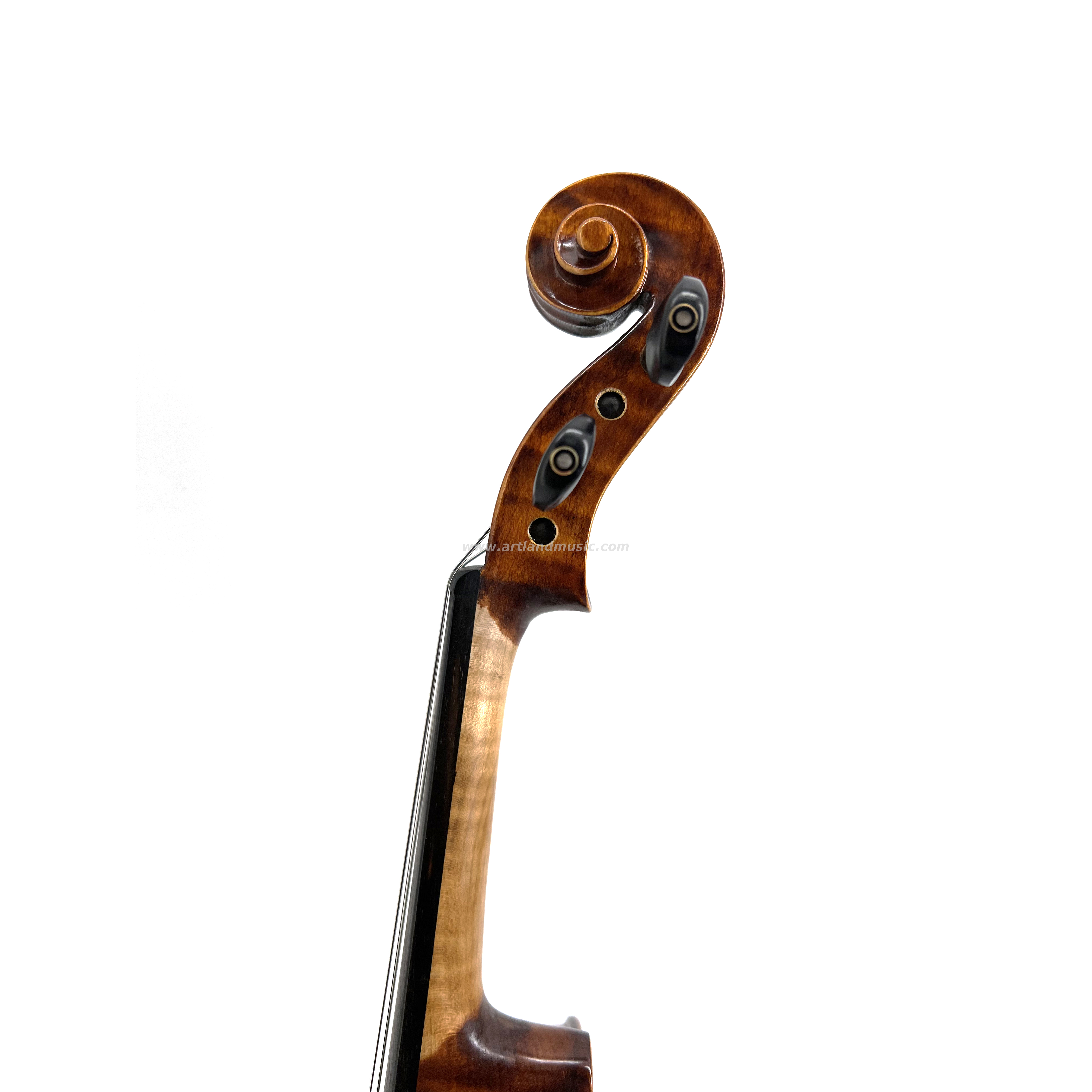 Bonito violín moderado de llama con barniz manual y artesanía advocada (VO150)