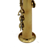 Saxofón soprano Lacado dorado Modelo de entrada Llave de Sib （ASS3505G）