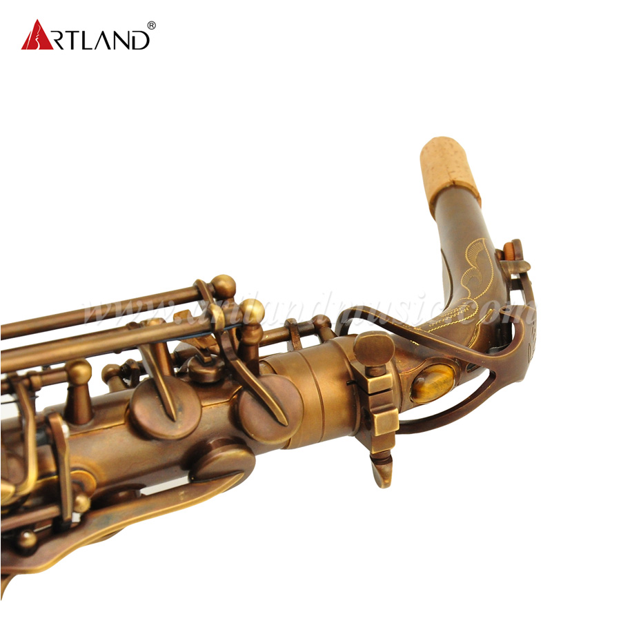 Saxofón Alto Eb Acabado Bronce Antiguo (ATS6512)