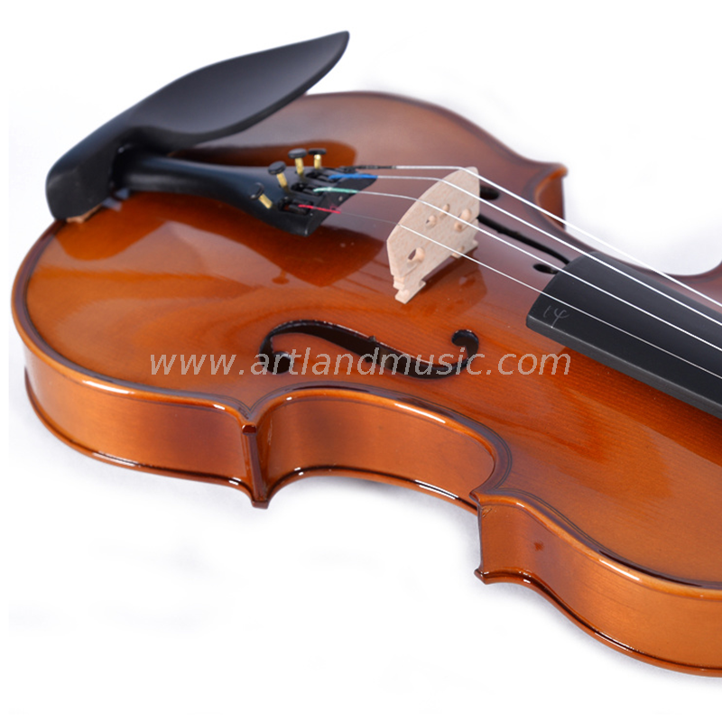 Violín de madera contrachapada con traje de violín más barato (GV101) 