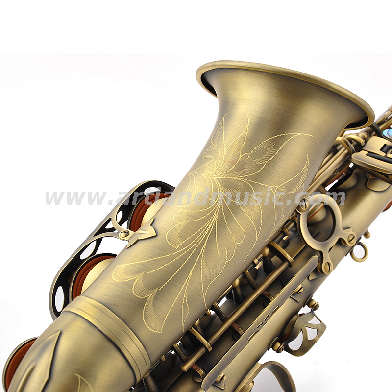 Saxofón alto antiguo con acabado en color bronce (AAS6511)