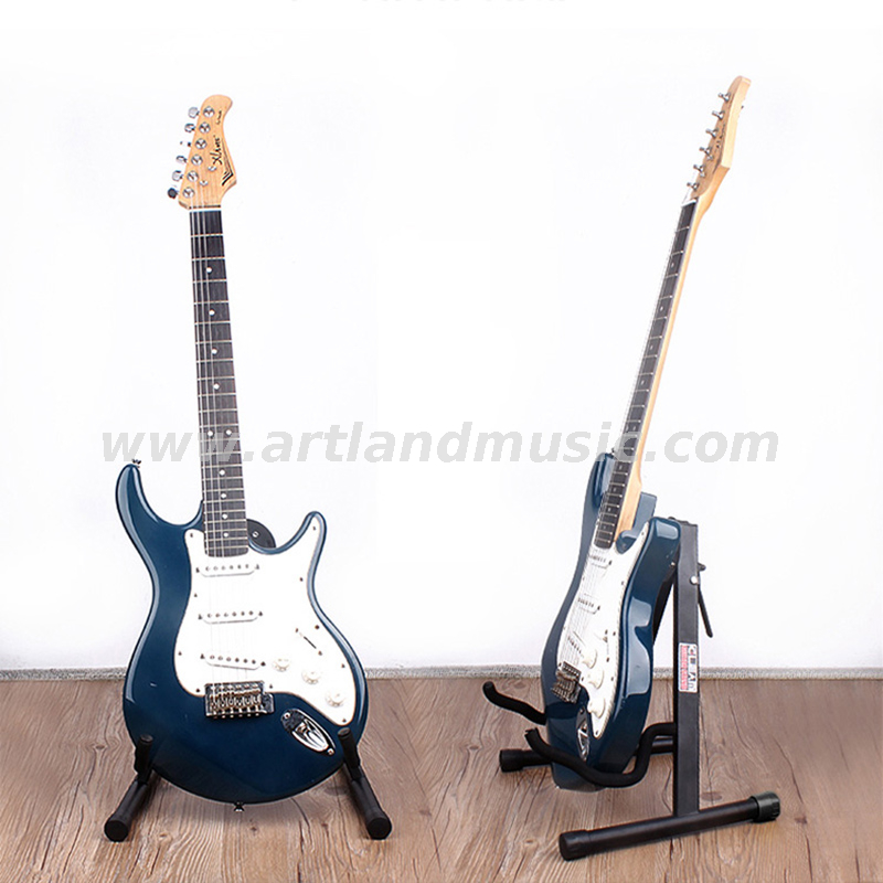 Soporte plegable en forma de A para guitarra, soporte de colocación de guitarra eléctrica popular vertical (AGS-40b)
