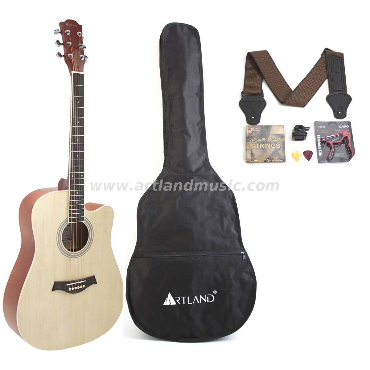 41 '' Linden Top Back & Side Acoustic Guitar (AG4110)
