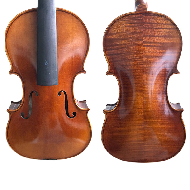 Viola avanzada hecha a mano con ajuste de ébano (AA50)